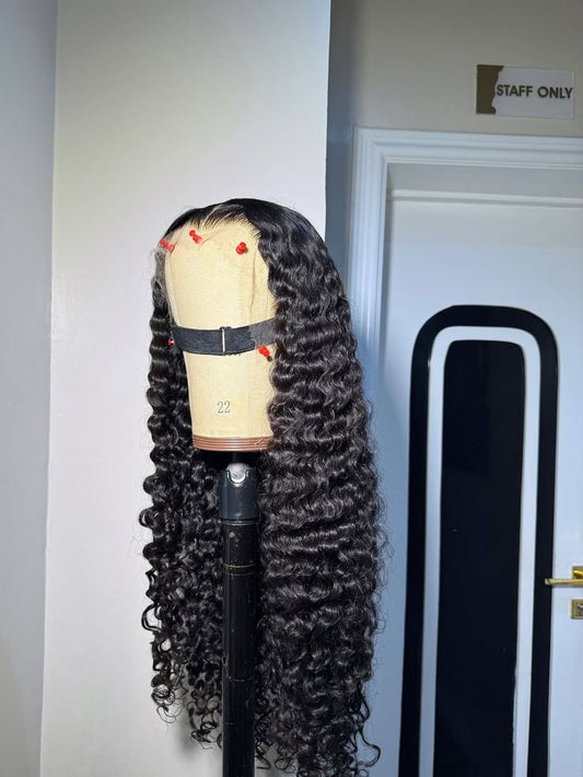 13x6 Deep Wave Virgin Wig